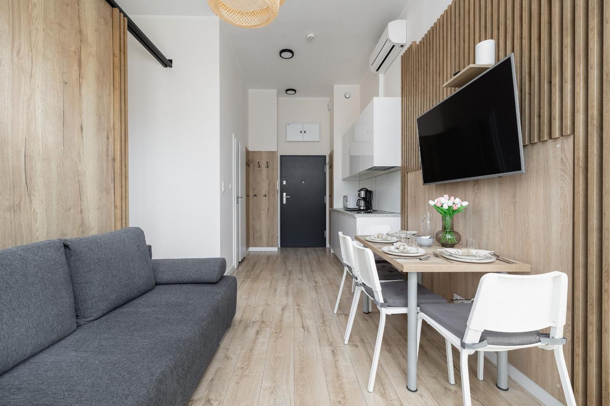 Modern Studio With Terrace And Parking In Swinoujscie By Noclegi Renters المظهر الخارجي الصورة